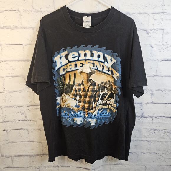 Delta Other - Kenny Chesney T Shirt Mens XL The Road & The Radio 2006 Country Concert